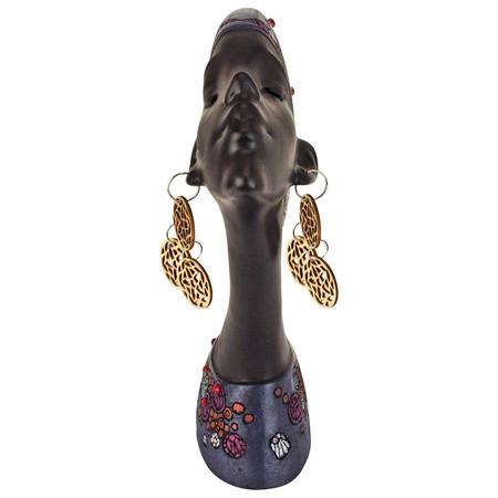 Design Toscano African Gele Headdresses Maiden Sculpture: Badu QS28852